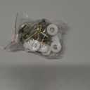 3/4 Inch Sliding Pocket Door Rollers Assembly, Sliding Door Wheels Replacement Part with Top Hanger for Johnson Part Hardware Kit, Sliding Door Hardware Kits for Bypass, Closet Doors