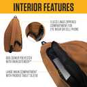 Carhartt Durable Sling Bag, Crossbody Backpack with Side Release Buckle, Tablet Sleeve and Adjustable Strap, Gravel