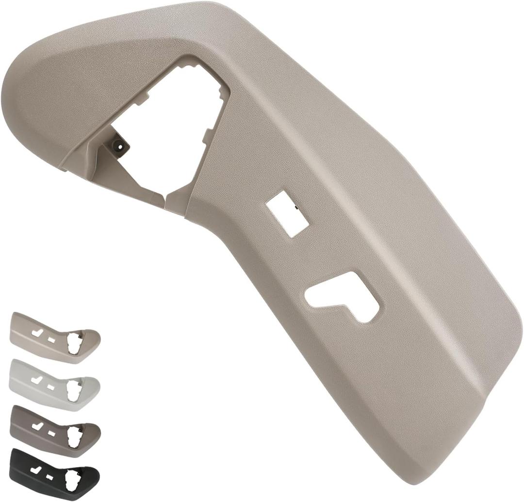 TQPONLY Driver Seat Plastic Trim Cover Panel,Fits Dodge Grand Caravan 2011-2019/Fits 2011-2016 Chrysler Town and Country Left Side Power Seat Switch Control Bezel Shield (Sandstorm-Beige)