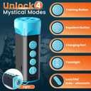 Upgraded Ultrasonic Dog Bark Deterrent, 4+1 Head with Sound Alarm Manual Frequency Adjustable No Shock Humane Training Device for Small/Medium/Large Dogs