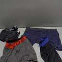 Spyder Performance Mesh Mens Boxer Briefs Sports Underwear For Men (Medium, Black/Navy/Black/Grey)