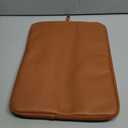 MOSISO Laptop Sleeve Bag 13.3 inch Compatible with MacBook Air/Pro, 13-13.3 inch Notebook, Compatible with MacBook Pro 14 2026-2021 M5 M4 M3 M2 M1, PU Leather Padded Bag Waterproof Case, Brown