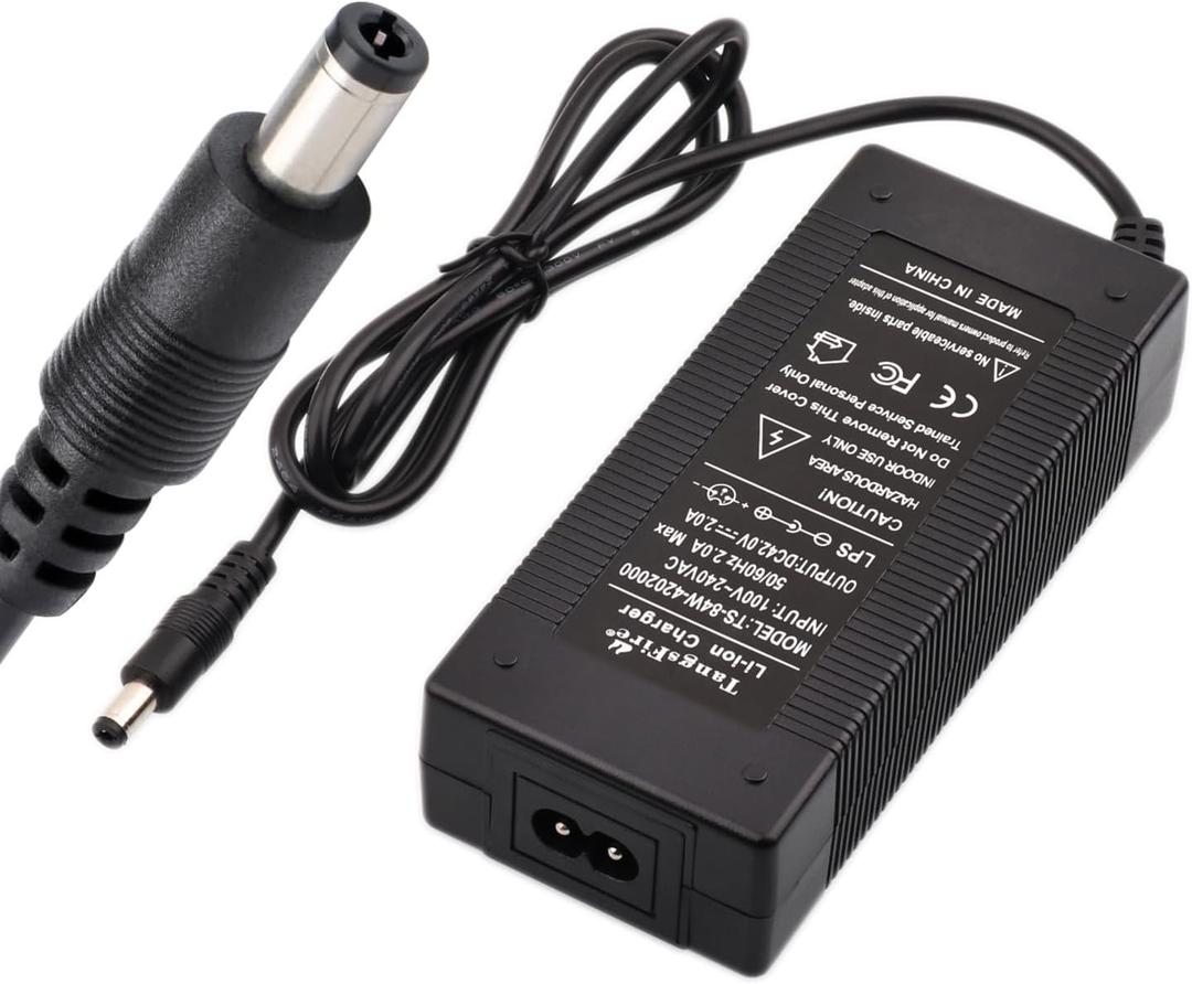 Charger 42vdc Replacement ACDC 1 Prong Universal Charger DC42V for 10s 36 Voltage Lithium Battery Compatible with S2Pro, S2Lite, S2, KS4, KS4Pro, NEX, NEX3, NEX5, Max, Max3, Max V2
