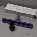 14" Vacuum Floor Brush & Threaded Hose Cuff Kit, Compatible with ProTeam 10 QT & 6 QT Backpack Vacuums, 1.5" Vacuum Hose Adapter Connector, Fits 1.5" OD Wand & 1.5" ID Tubing