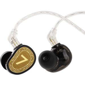 Linsoul 7Hz Elua Ultra in Ear Monitor, Dual Dynamic Driver Earphone, HiFi Wired IEM Earbuds with High-Purity Oxygen-Free Copper Cable for Musicians Audiophiles (Gold)