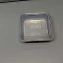 E-far 6 x 6-Inch Square Baking Pan with Lid, Small Stainless Steel Cake Brownie Pans Trays Dishes for Toaster Oven Air Fryer, Healthy & Dishwasher Safe - Set of 1(1 Pan + 1 Lid)