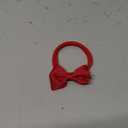 Wee Ones Girls' Extra Small Sized Grosgrain Bow on Matching Skinny Nylon Band, Red