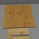 13" Crochet Blocking Board-Granny Square Blocking Board with 15 Stainless Steel Pegs, Crochet Blocking Board with Pegs, Bamboo Blocking Boards for Crochet Projects, Knitting Blocking Mats