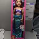 Disney Princess Ariel Doll Playdate 32 Tall & Poseable, My Size Articulated Doll in Mermaid Outfit, Comes with Dinglehopper to Comb Her Long Red Hair, and Seashell Hair Pins