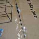 Acrylic Dog Playpen Dog Playpen Indoor Puppy Pen Pets Fence Puppies Cage10 Panels for Puppies Dog Play Pens for Dogs Indoor (8)