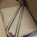 24 Inch Anti Slip Shower Grab Gold, Munzong Bathroom Grab Bar, Knurled Bathroom Balance Bar,Safety Hand Rail Support Handicap Elderly Injury Senior Assist Bath Handle