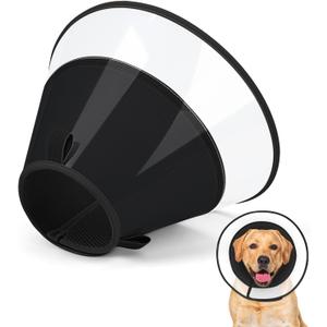 Dog Cone Collar with Soft Padding to Stop Licking, Elizabeth Recovery Collar After Surgery for Dogs, Comfortable Pet Head Cone Alternative for Neutering Spay Injury(XL)