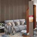 Avana Modern Acoustic Wood Wall Panels  94.4 X 12.6 Inch Walnut Acoustic Panels 1 PC  Wall Panels For Interior Wall Decor For Homes, Offices, Studios  Sturdy And Durable Wood Panels For Wall