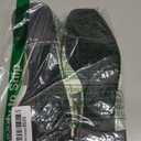 Coutgo Women's Mary Jane Chunky Low Heels Slingback Pumps Closed Square Toe Wedding Dress Shoes (7.5, Black & White Pu)