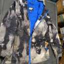 Boy's Lands’ End Kids Galaxy Winter Jacket Hooded Space Print Coat, Medium