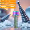 M8x25mm Titanium Bolts - Hex Socket Screws for Bike, Motorcycle, Marine | Corrosion Resistant in Salty/Humid Conditions, Lightweight Fasteners | Colorful 6pcs