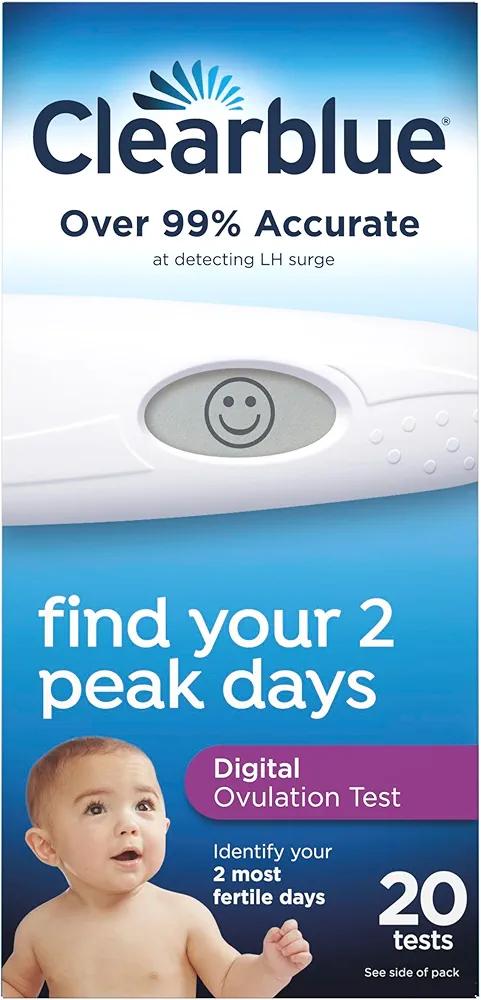 Clearblue Digital Ovulation Predictor Kit, Featuring Ovulation Test with Digital Results, 27 Digital Ovulation Tests