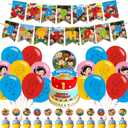 Little Einsteins Birthday Party Decorations, Caroon Little Einsteins Party Supplies with Banner, Cake Topper, Cupcake Toppers, Balloons for Fans Birthday Party Favors