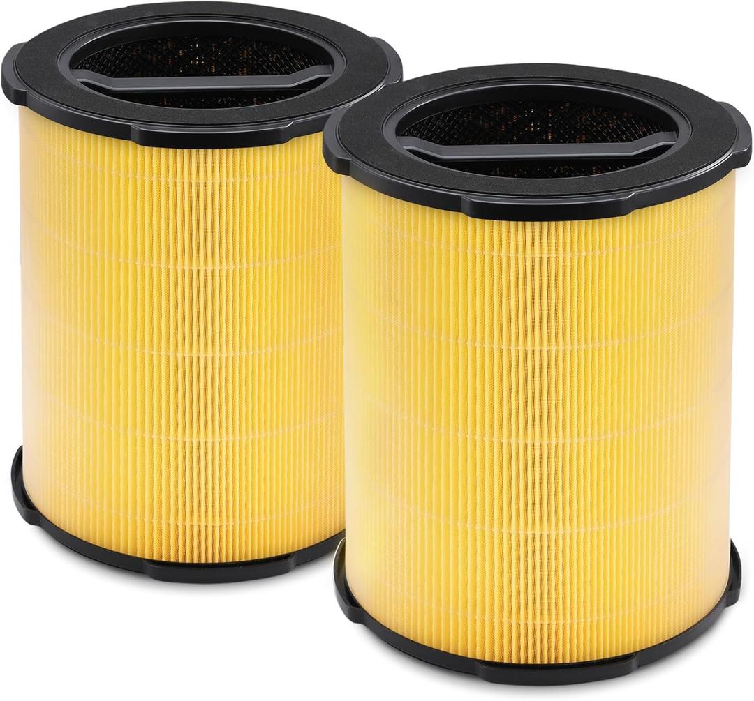 WELOV P200S Pet Care Filter 2 Packs, 3-in-1 H13 True HEPA and High-Efficiency Activated Carbon Filter for Pet Hair, Dander, Pollen, Dust, Pet Odor, and Other Unwanted Smells