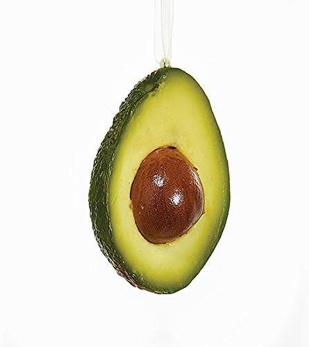 Kurt Adler 4 Inch Avocado Memory foam Christmas Ornament