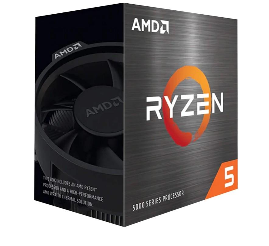 AMD Ryzen 5 5600 6-Core, 12-Thread Unlocked Desktop Processor with Wraith Stealth Cooler