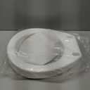 Carex Toilet Seat Riser, Round Raised Toilet Seat Adds 3.5 inches to Toilet Height, for Assistance Bending or Sitting, 300 Pound Weight Capacity Toilet Riser