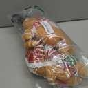 2PCS Gingerbread Christmas Decorations, 16.5 Inch Stuffed Gingerbread Man Plush with Hat Scarf, Christmas Gnomes for Home Party Gift, Xmas Tree, Kitchen