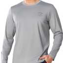 NORTHYARD Men's Hiking Graphic Shirts Long Sleeve UPF 50+ Fishing T-Shirt (L)