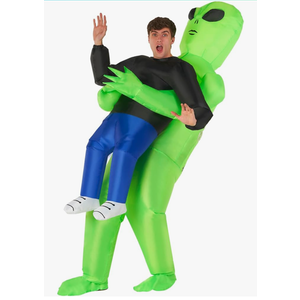 Morph Inflatable Alien Costume Adult, Alien Inflatable Costume Adult, Blow Up Alien Costume Adult, Alien Abduction Costume, Kidnapped By Alien Costume, Halloween Inflatable Costumes Adult Funny