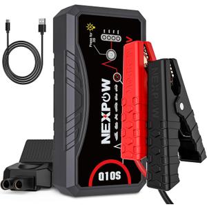NEXPOW Car Jump Starter 2026 Upgraded Car Battery Jump Starter Pack 3000A Peak for Up to 9.0L Gas and 7.0L Diesel Engine 12V Auto Battery starter Jumper Cables Portable Lithium Jump Box with USB QC3.0