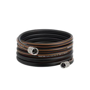 Giraffe Tools Leader Hose 8ft x 5/8", Custom Length, Heavy Duty, No Kink, Flexible, Rubber Garden Hose, Leakproof Water Hose with Female to Female Fittings, 600 Burst PSI