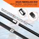 itayak 8.39'/12.3' Shallow Water Anchor Pole (Gloves Included)