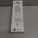 slopehill Mini Travel Dual Voltage Hair Dryer Brush,1000 Watts Hot Air Brush with European Plug, Ionic Hair Dryer and Styler for Women, Oval Barrel 2 Heat & 2 Speed Settings for International Travel (Black)