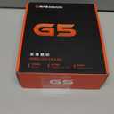 EWEADN G5 Wireless Gaming mouse, 12800 Adjustable DPI Ergonomic Mouse with 6 RGB Backlit Modes, Rapid Fire Key, 9 Programmable Macro Buttons, Rechargeable Bluetooth Mouse for PC/Mac/Laptop - White