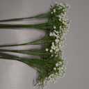 Baby's Breath Artificial Flowers Bulk 10 Pack (30pcs) Faux Baby Breath Plastic Flower Fake Gypsophila Flower Arrangement for Crafts Fake Flowers Bouquet for Wedding Centerpieces Cream Baby Breath