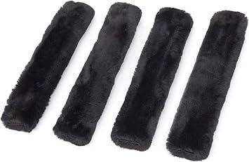 PowerTye SHEEPTEX Synthetic Sheepskin Plush Soft-Tye Covers - 4-Pack