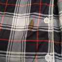 Women's Flannel Plaid Pajamas Long Sleeve Button Down Pj Set Small (Black Plaid)