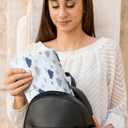 Portable Changing Pad for Baby - Waterproof Travel Diaper Changing Mat with Built-in Pillow - Foldable & Wipeable Hygiene Station for Newborns - Essential Baby Registry Gift
