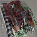 Pet Soft Dog Suspenders 2 Pieces Female Dog Diaper Suspenders for Dogs Diaper Keeper Suspender for Dogs Skirt, Doggy Dress (Plaid, M/L)