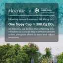 Moonkie Silicone Baby Sippy Cups | 3 Stages Training Cup Straw Cup for Infants Toddlers and Kid | 4 oz 1Pack (Sage)