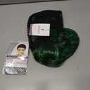 Long Curly Wavy Green Wig for Women Natural Ombre Fluffy Synthetic Hair for Costume Cosplay Halloween Party