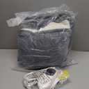 Homemate Heated Blanket Electric Throw - 50"x60" Heating Blanket Throw 1/2/4/6/8 Hours Auto-Off 10 Heat Level Over-Heat Protection Flannel Sherpa ETL Certification (01 - Light Grey)