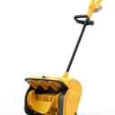 Cordless Snow Shovel, Electric Snow Blower for Dew 18V/20V Battery(No Battery), 10-Inch Snow Thrower with Adjustable Front Handle & Directional Plate, 20FT Throw Distance for Patio Deck Driveway, 16.5"D x 10.4"W x 13.38"H