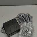 Surge Protector Power Strip - CHCORE 20Ft Braided Extension Cord with 8 Outlets with 4 USB (2 USB C) Charging Ports, Flat Plug Multi Plug Outlet Extender Charging Station for Home Office, ETL, Black