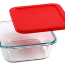 Pyrex Square Glass Dish 4 Cup 946ml