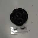 HANNE Clip in Fake Hair Bun for Women Black Chignon with Rhinestone Synthetic Tress Claw In Ponytail Hair Extension Updo Hairpiece Hair Buns Hair Piece (Black Chignon with Rhinestone)