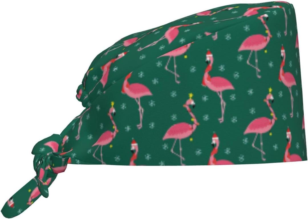 Working Cap Breathable Unisex Women Men Elastic Bandage Tie Back Hats Scrub Nursing Doctor Surgeon Cap (Black29)