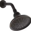 Kohler K-45413-G-2BZ Devonshire 1.75 gpm Single-Function Katalyst air-Induction Technology showerhead, Oil-Rubbed Bronze