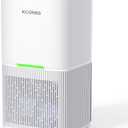 Dehumidifier, 60 OZ Water Tank, Dehumidifiers for Home, 60 OZ Portable Dehumidifiers for Home up to 500 Sq.Ft, 7 Color LED Light for Bedroom, Bathroom, Basement (White)