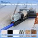 Wash G1 Roller Brush Replacement for Dyson Wash G1 Wet Cleaner Floor Scrubber Machine Vacuum Attachments Counter-Rotating Primary Rollers 2 Pack Highly Absorbent Microfiber Brush Rollers